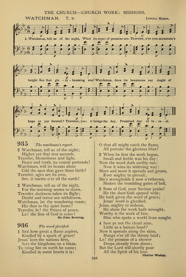 Hymnal of the Methodist Episcopal Church: with tunes page 343