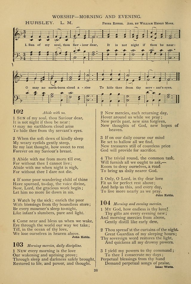 Hymnal of the Methodist Episcopal Church: with tunes page 35