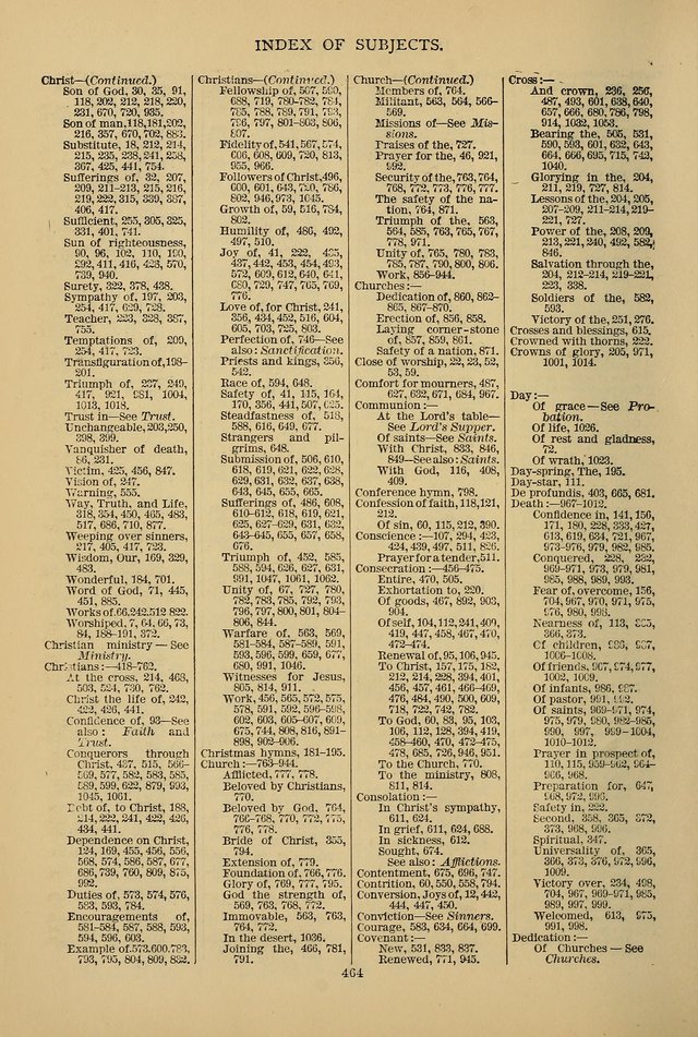 Hymnal of the Methodist Episcopal Church: with tunes page 461