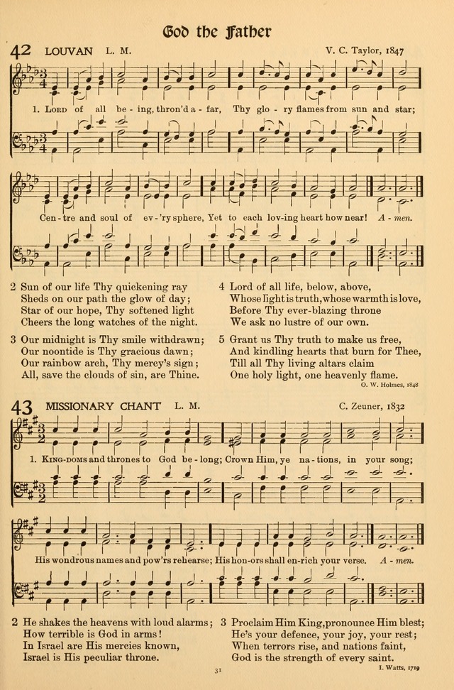 Hymns of Worship and Service (Chapel Ed., 4th ed.) page 33