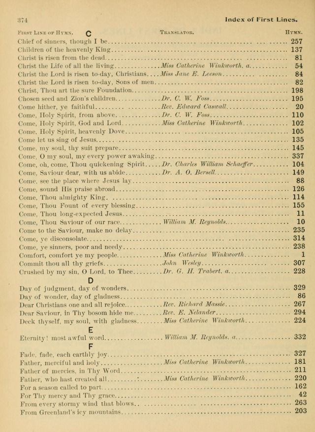 Hymnal and Order of Service: for churches and Sunday-schools page 374
