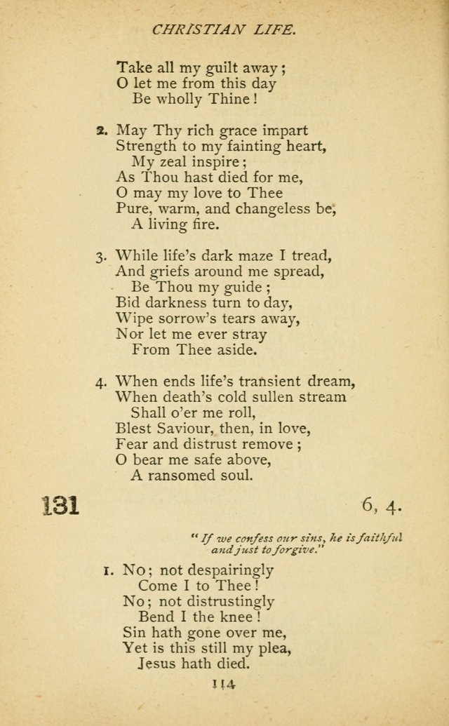 Hymnal of the Presbyterian Church in Canada page 114