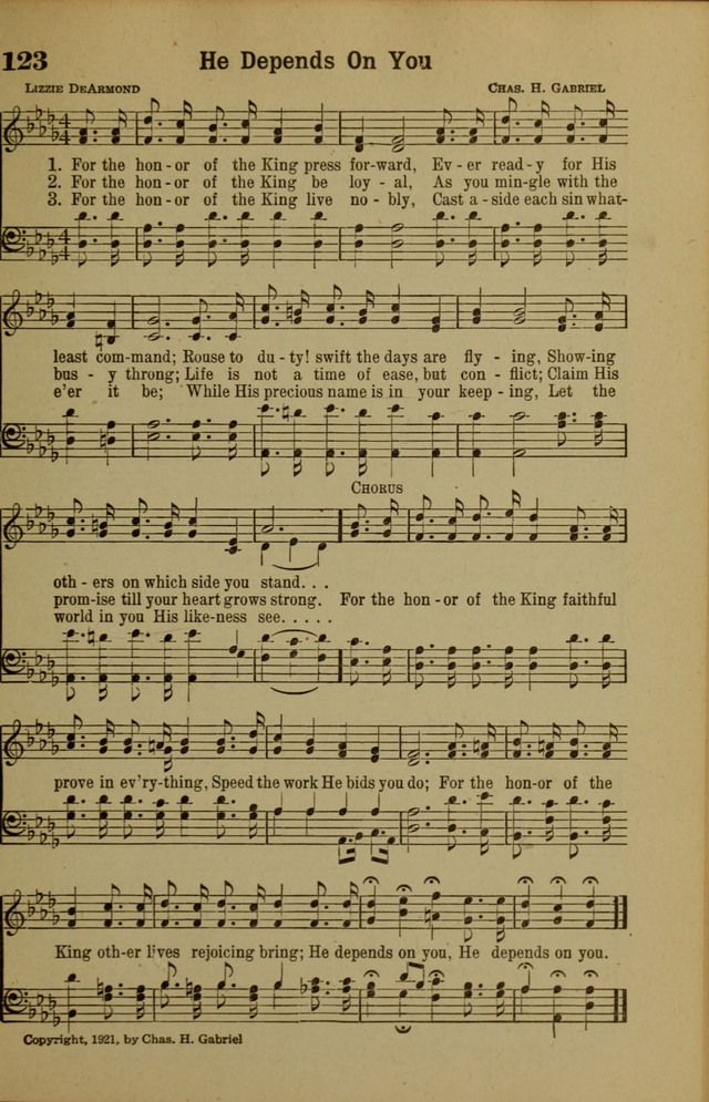 Hymns of Praise: for the Church and Sunday School page 123