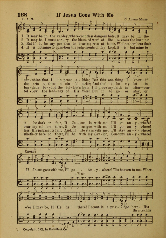 Hymns of Praise: for the Church and Sunday School page 168