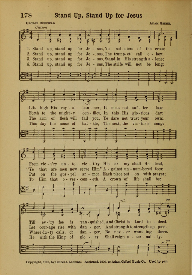 Hymns of Praise: for the Church and Sunday School page 178
