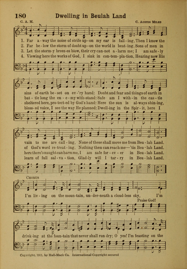 Hymns of Praise: for the Church and Sunday School page 180