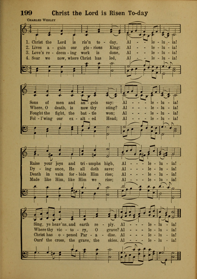 Hymns of Praise: for the Church and Sunday School page 199
