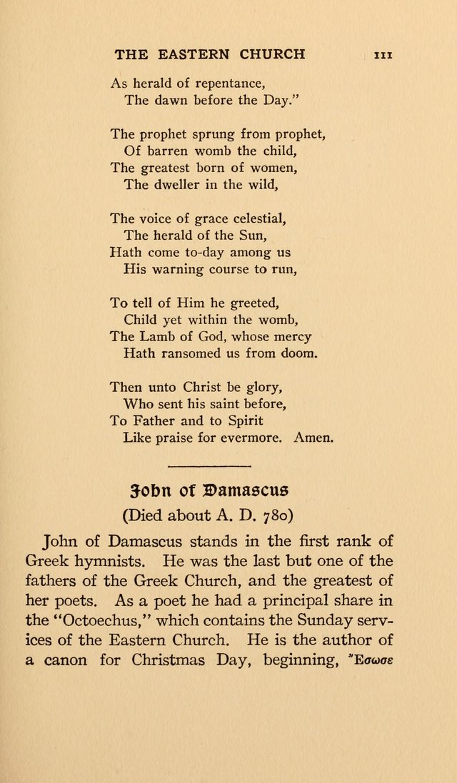 Hymns and Poetry of the Eastern Church page 106