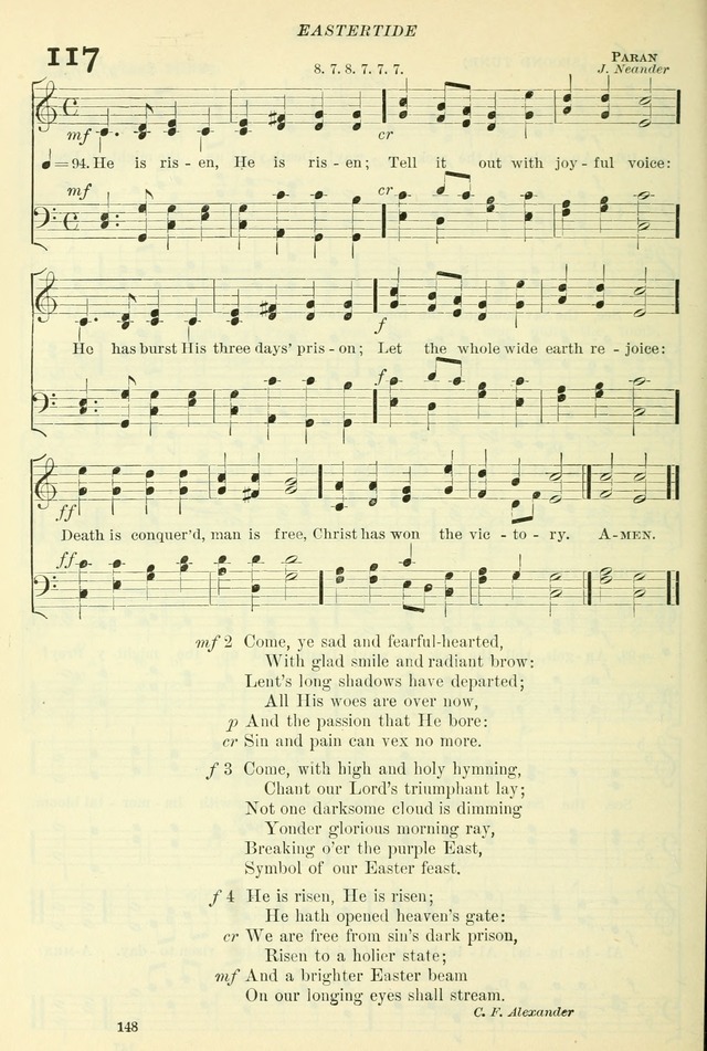The Church Hymnal: revised and enlarged in accordance with the action of the General Convention of the Protestant Episcopal Church in the United States of America in the year of our Lord 1892. (Ed. B) page 196