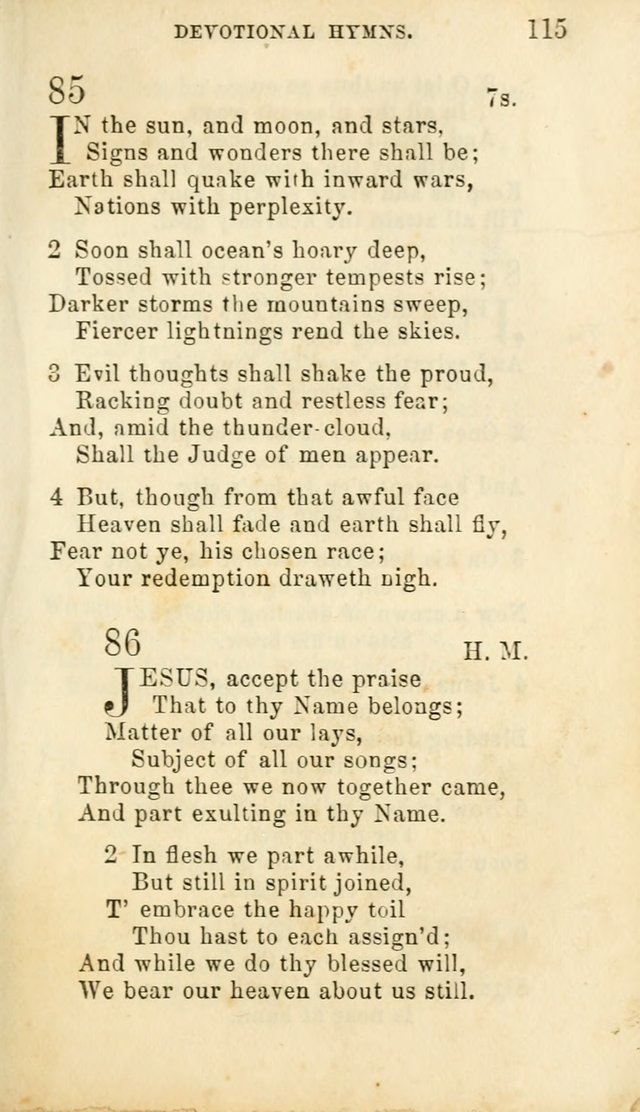 Hymns, Principles of Faith, Church Order, and Divine Services, or Occasional liturgy; for the use of Messiah