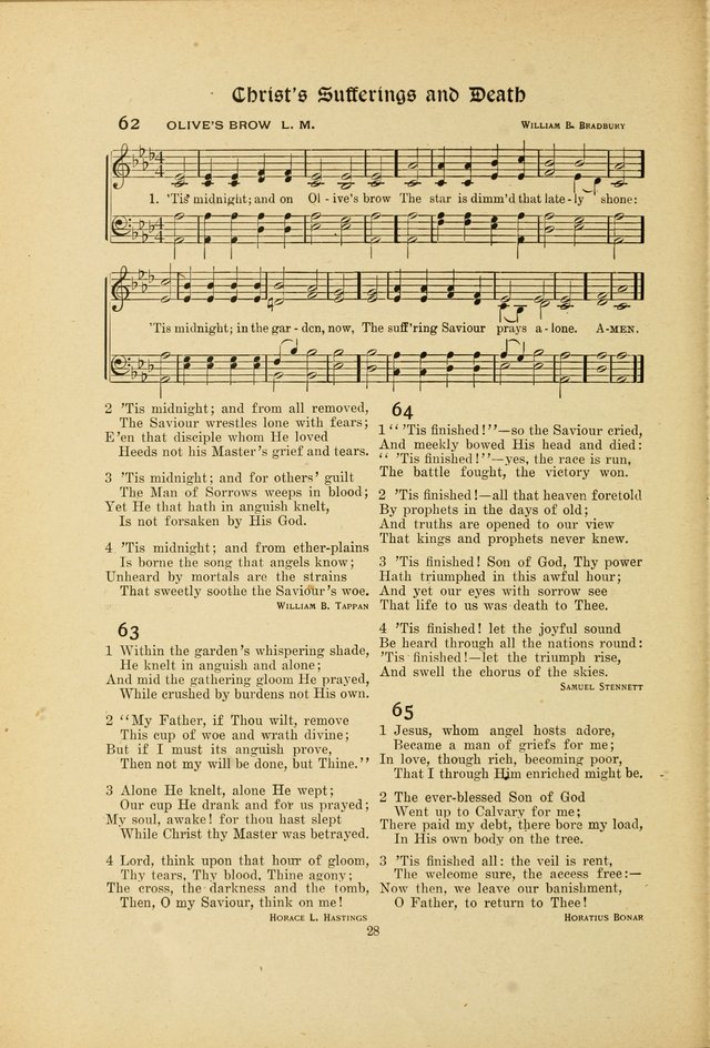 Hymns, Psalms and Gospel Songs: with responsive readings page 28