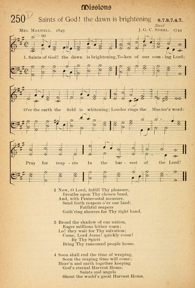 The Hymnal: revised and enlarged as adopted by the General Convention of the Protestant Episcopal Church in the United States of America in the of our Lord 1892..with music, as used in Trinity Church page 286