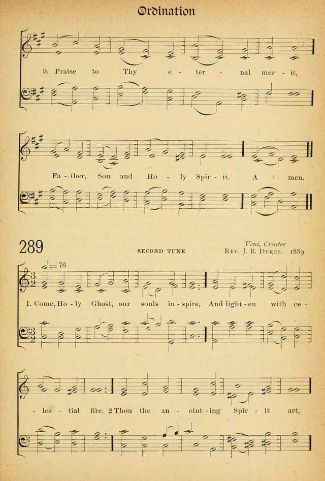 The Hymnal: revised and enlarged as adopted by the General Convention of the Protestant Episcopal Church in the United States of America in the of our Lord 1892..with music, as used in Trinity Church page 327