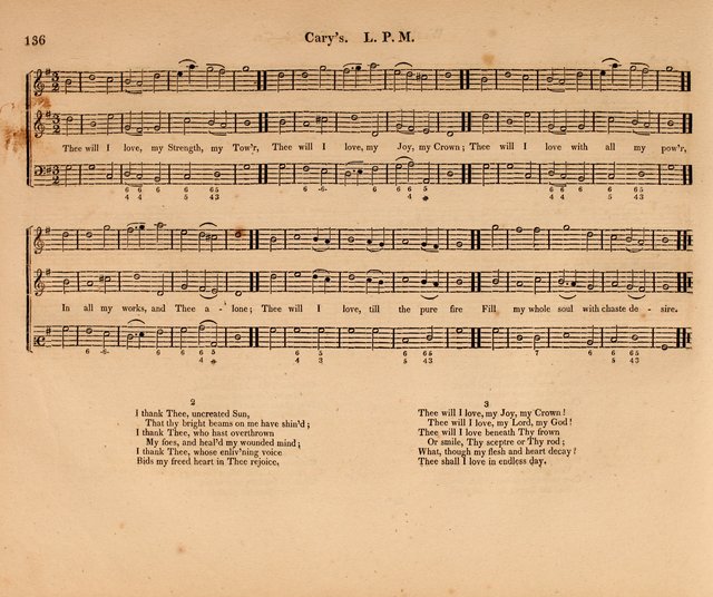 Harmonia Sacra: a Compilation of Psalm and Hymn Tunes [from the most celebrated European masters] page 136
