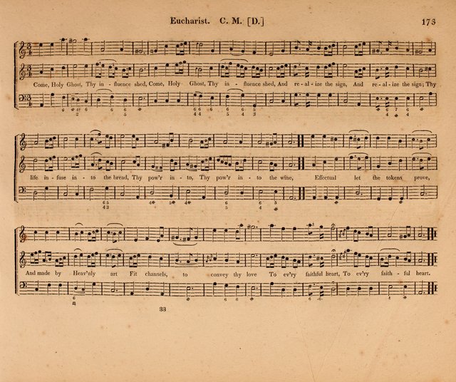 Harmonia Sacra: a Compilation of Psalm and Hymn Tunes [from the most celebrated European masters] page 173