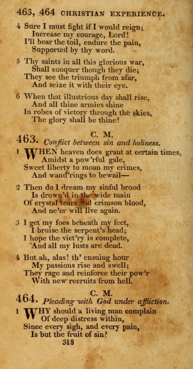 Hymns, Selected and Original: for public and private worship (1st ed.) page 318