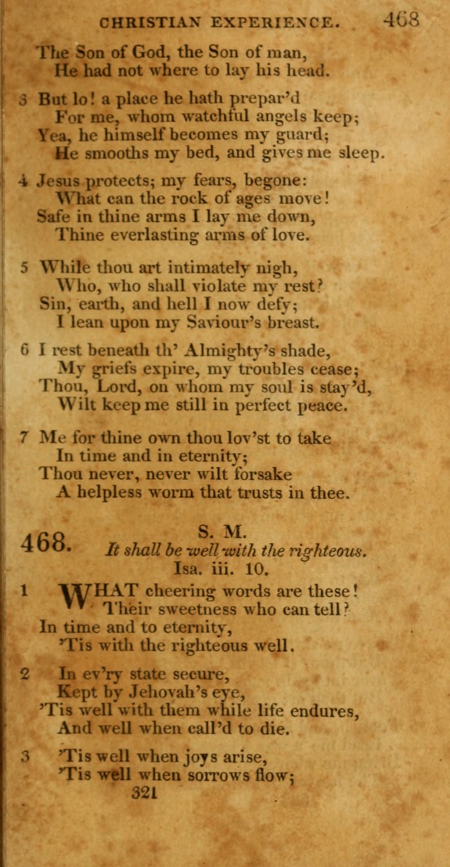 Hymns, Selected and Original: for public and private worship (1st ed.) page 321