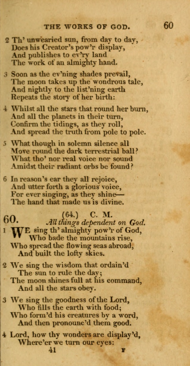 Hymns, Selected and Original: for public and private worship (1st ed.) page 41