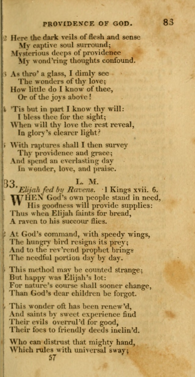 Hymns, Selected and Original: for public and private worship (1st ed.) page 57