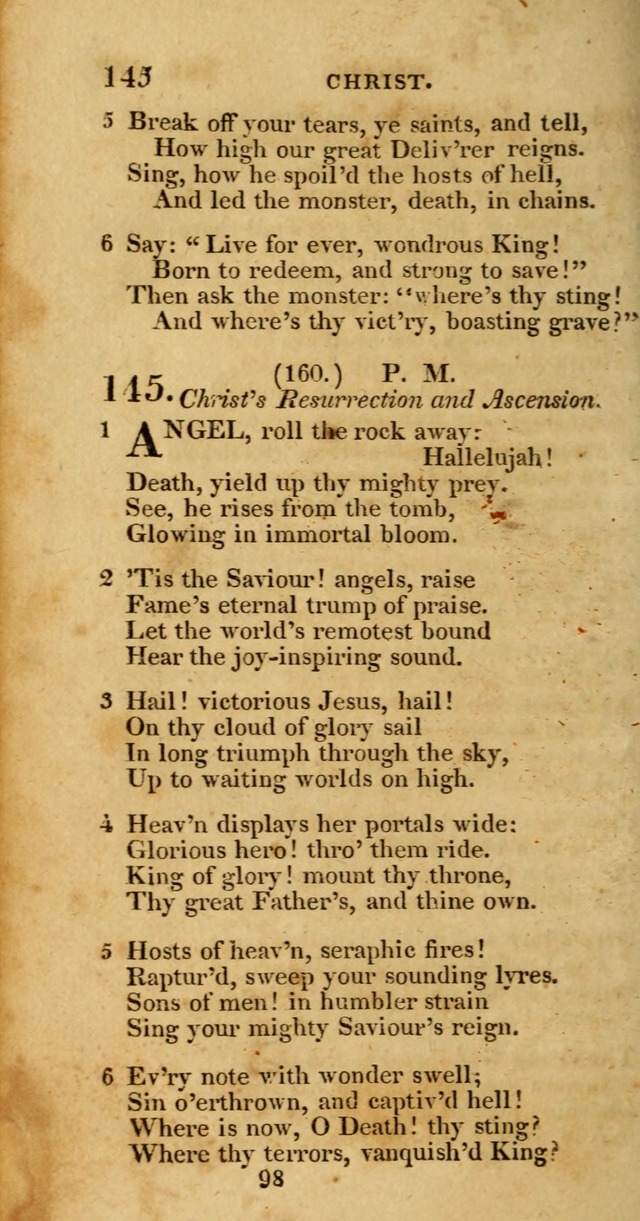 Hymns, Selected and Original: for public and private worship (1st ed.) page 98