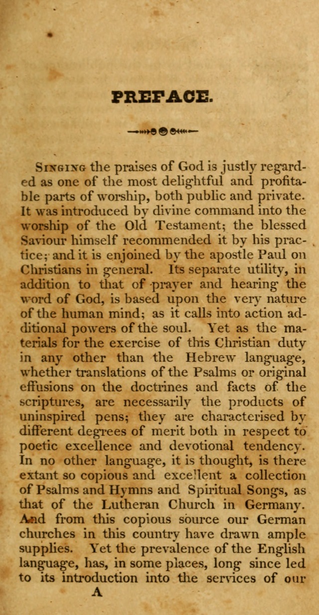 Hymns, Selected and Original: for public and private worship (1st ed.) page v