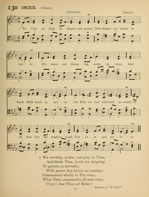 High School Hymnal: a collection of Psalms and Hymns for the use of High Schools and Seminaries page 79