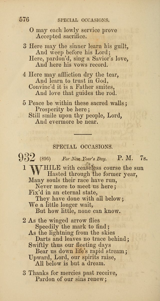 Hymns: selected and original, for public and  private worship (4th ed. 3rd rev. ed.) page 604