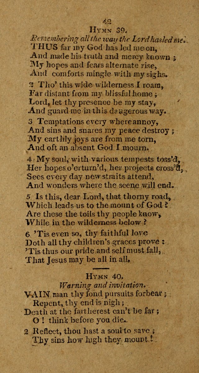 Hymns and Spiritual Songs (New ed.) page 40
