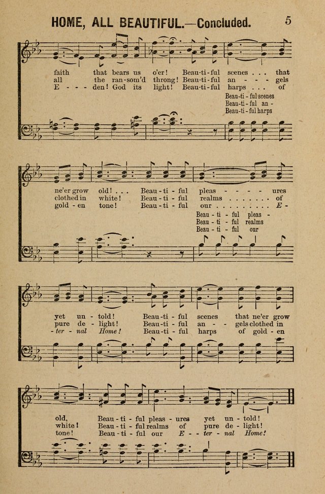 The Helper in Sacred Song: for Sunday-schools, churches, and devotional services page 5