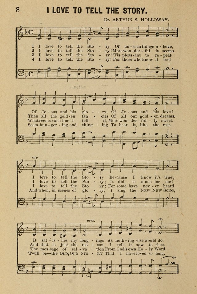 The Helper in Sacred Song: for Sunday-schools, churches, and devotional services page 8