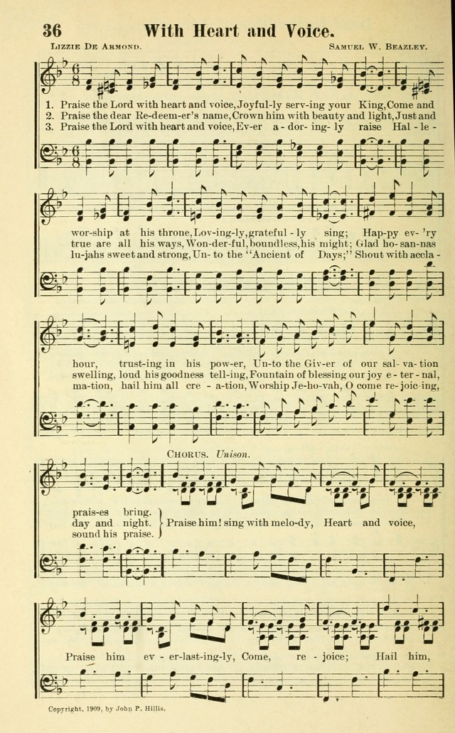 Hymns and Spiritual Songs Number Two: compiled especially for the evangelistic service, Sunday school and young people