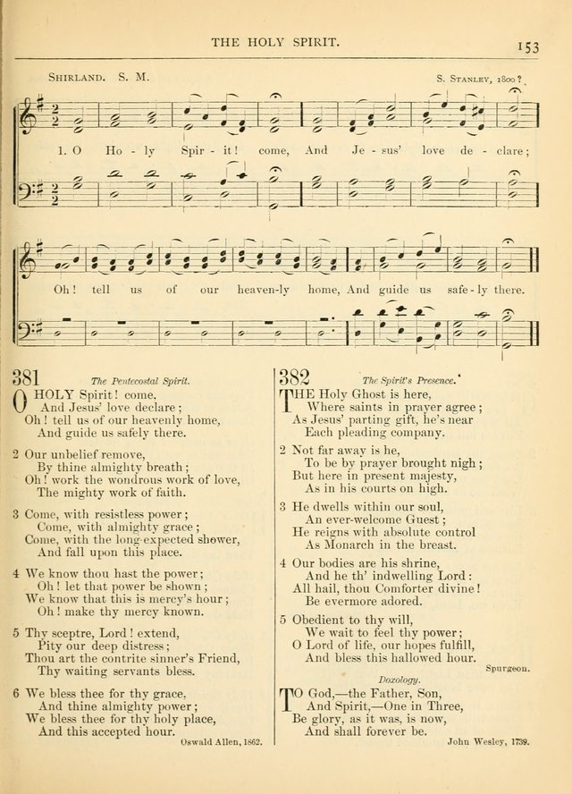 Hymns for the Sanctuary and Social Worship: with tunes page 153
