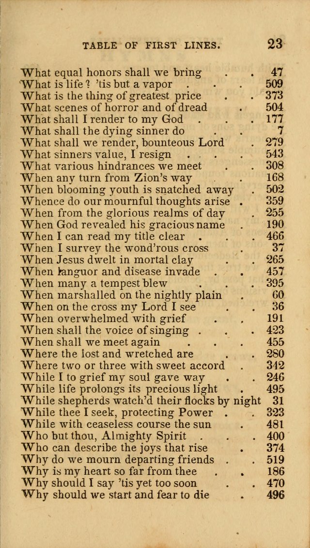 Hymns for Social Worship: selected from Watts, Doddridge, Newton, Cowper, Steele and others page 23