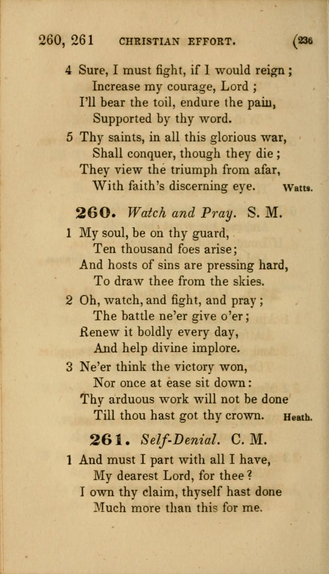 Hymns for Social Worship: selected from Watts, Doddridge, Newton, Cowper, Steele and others page 236