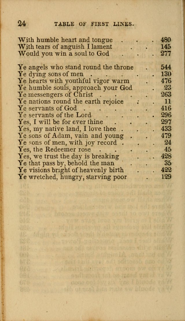 Hymns for Social Worship: selected from Watts, Doddridge, Newton, Cowper, Steele and others page 24