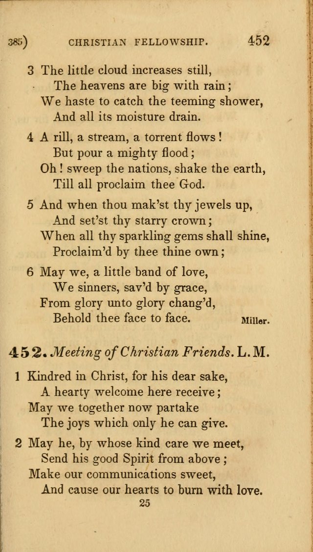 Hymns for Social Worship: selected from Watts, Doddridge, Newton, Cowper, Steele and others page 385