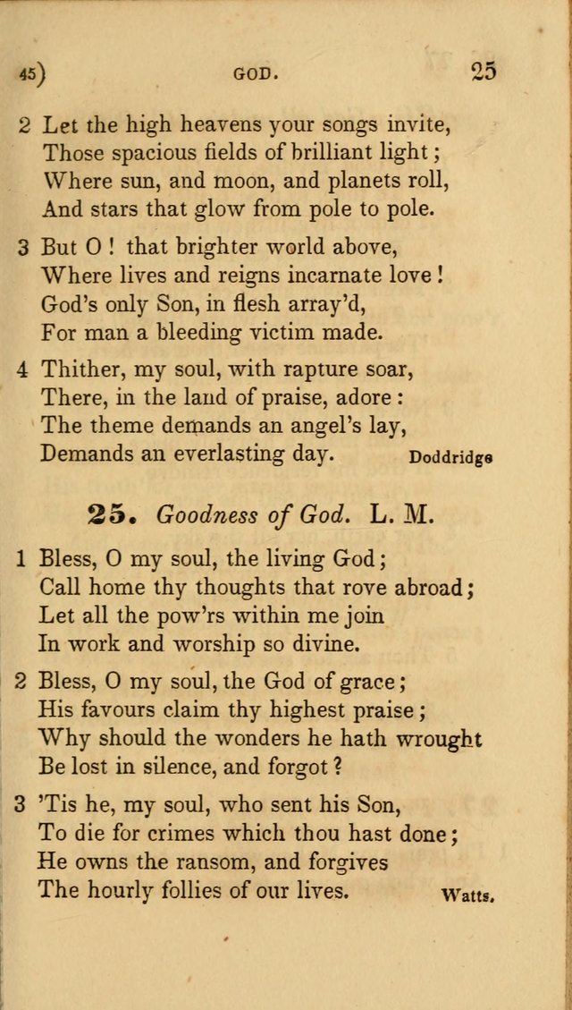 Hymns for Social Worship: selected from Watts, Doddridge, Newton, Cowper, Steele and others page 45