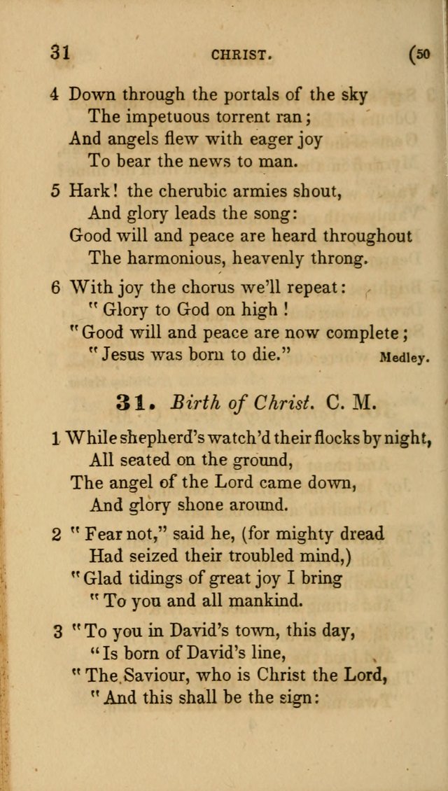Hymns for Social Worship: selected from Watts, Doddridge, Newton, Cowper, Steele and others page 50