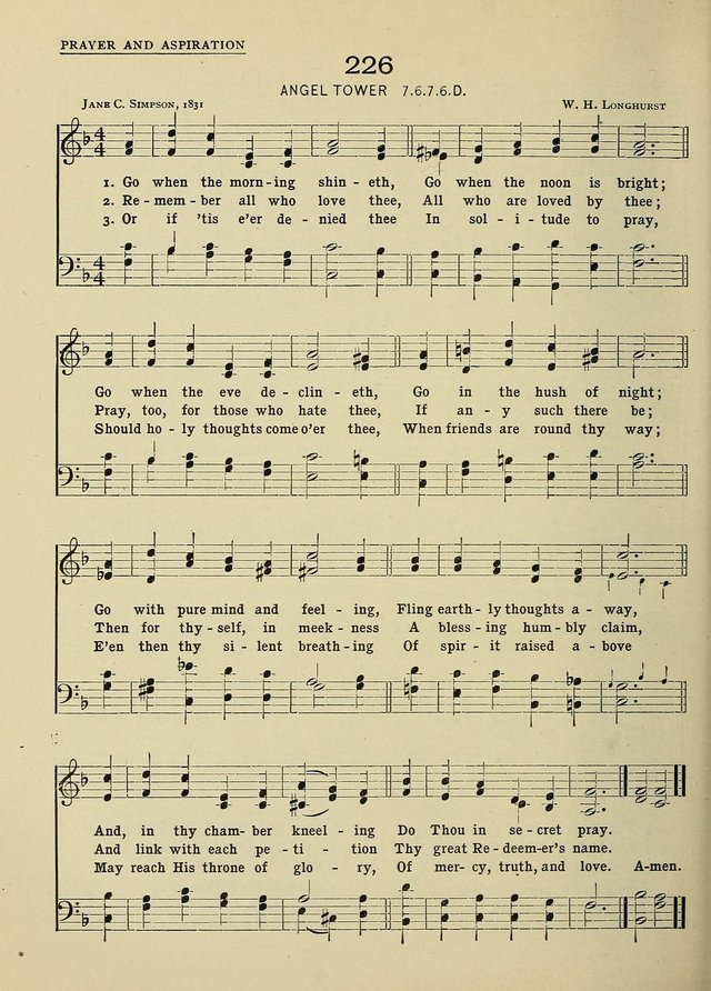 Hymns and Tunes for Schools page 222