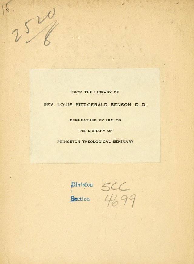 Hymn and Tune Book for the Church and the Home. (Rev. ed.) page ii