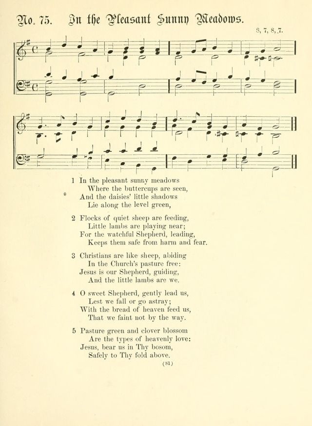 Hymn Tunes: being further contributions to the hymnody of the church page 81