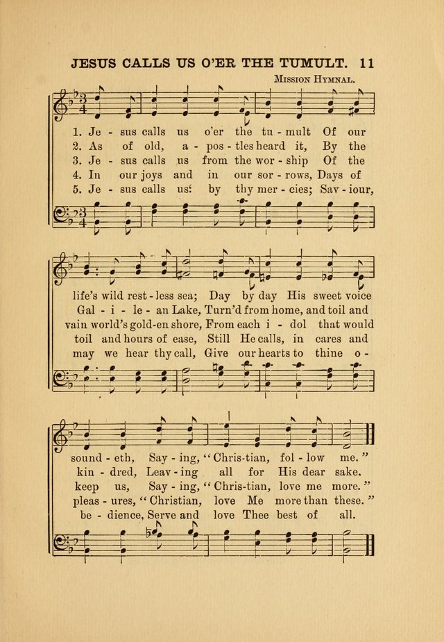 Hymn and Tune Book: for Schools and Colleges page 11