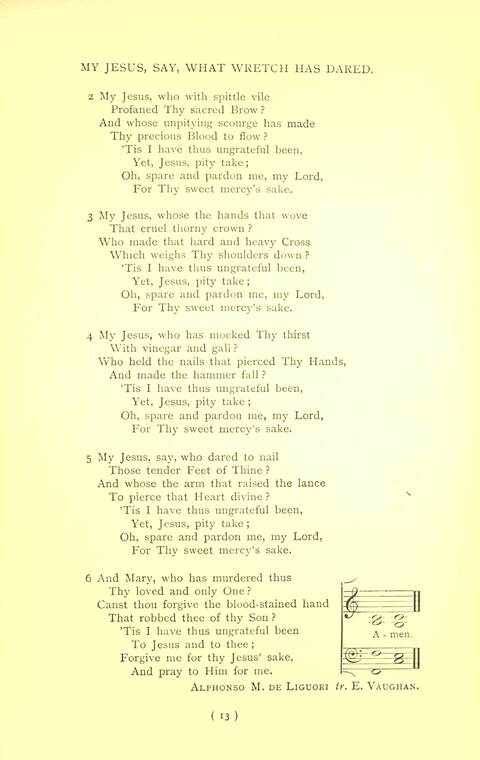 Hymn Tunes and Carols page 13