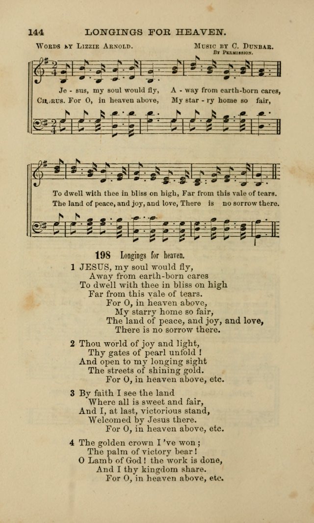 Hymns and Tunes for Prayer and Social Meetings page 144