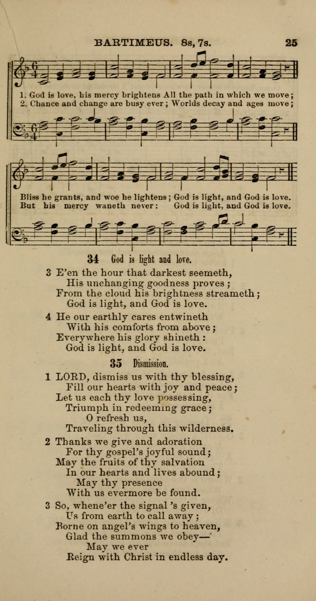 Hymns and Tunes for Prayer and Social Meetings page 25