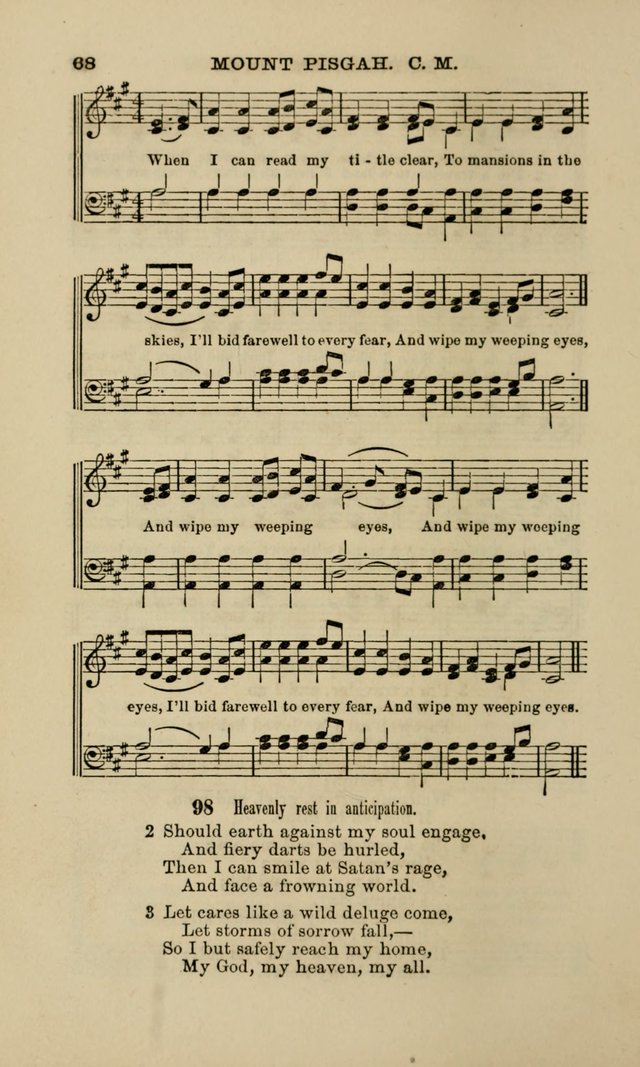 Hymns and Tunes for Prayer and Social Meetings page 68