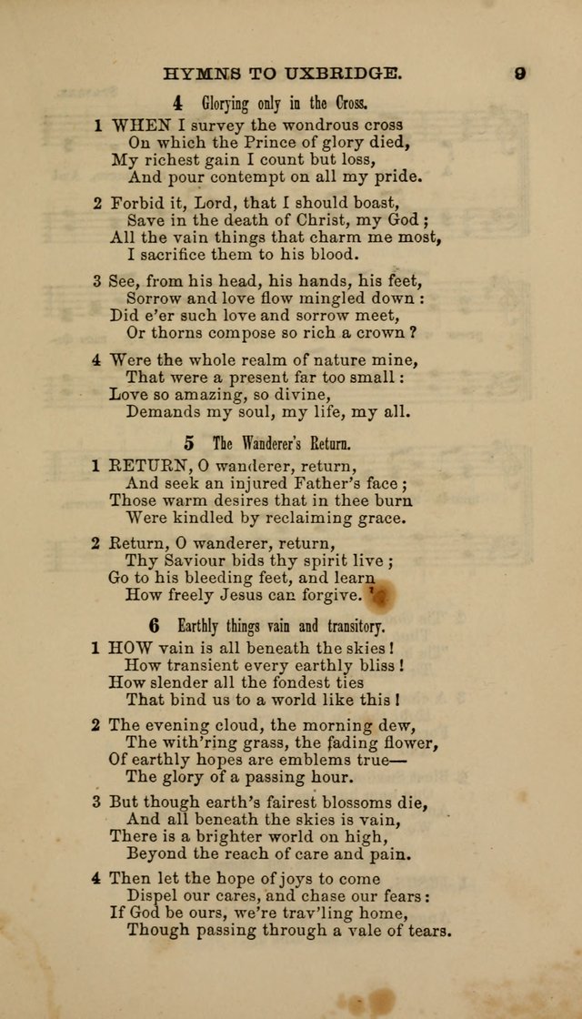 Hymns and Tunes for Prayer and Social Meetings page 9