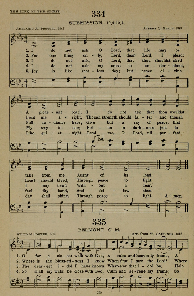 Hymns of the United Church page 290