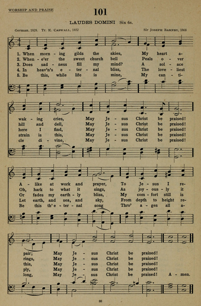 Hymns of the United Church page 88