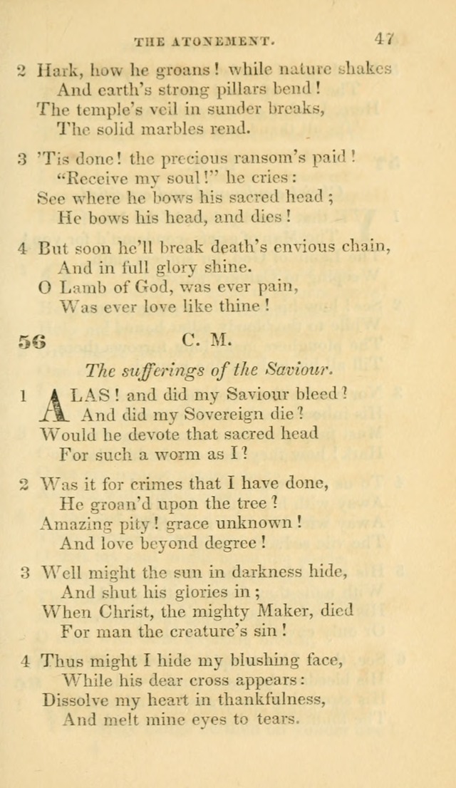 Hymns selected from various authors: for the use of the Evangelical Association, and all lovers of pious devotion (5th ed.) page 47
